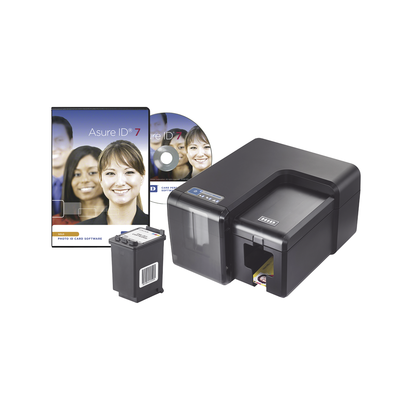 [INK1000KIT] KIT de Impresora de Tarjetas  Inyección de Tinta / Incluye Cartucho y Software/ Una Cara /Impresión Sobre el Borde