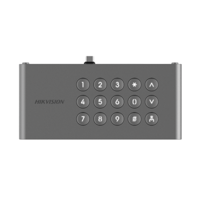 [DS-KDM9633-KP] Módulo de Teclado para Frente de Calle IP DS-KD9633-WBE6 / Conexión USB-C / 15 Botones / IP65 / IK07