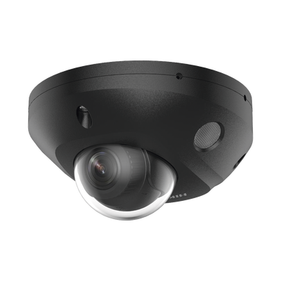 [DS-2CD2543G2-LIS2U(BLACK)] [Dual Light + 2 Micrófonos Integrados] Mini Domo IP 4 Megapixel / Color Negro / Lente 2.8 mm / 30 mts Luz Blanca + 30 mts IR / ACUSENSE / Exterior IP67 / IK08 /  WDR 120 dB / PoE / ONVIF / Alarmas I/O / Micro SD / ACUSEEK