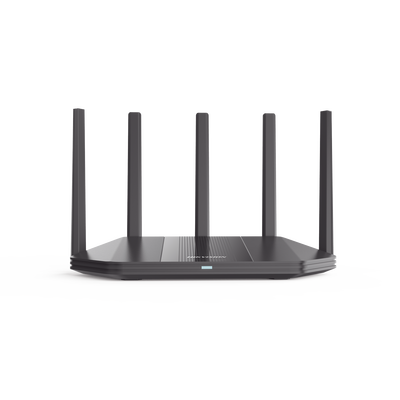 [DS-3WR18X] Router Inalámbrico / Wifi 6 / Hasta 1800 Mbps / MESH / Doble Banda AC (2.4 GHz y 5 GHz) / 4 Puertos 1000 Mbps /  5 Antenas Omnidireccional / Interior / Beamforming Optimizado /  Administración Gratuita desde la Nube