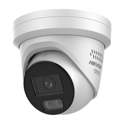 [DS-2CD2387G3-LIS2UY/SRB] [Dual Light + ColorVu 3.0 + HikAI] Turret IP 8 Megapixel / Lente 2.8 mm / 30 mts IR + Luz Blanca / 2 Microfonos Integrados / Exterior IP67 / Estrobo Azul y Rojo / WDR 130 dB / ACUSENSE 3.0 / Metal / NEMA 4X / ACUSEEK