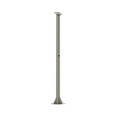 [L1500-X800-R125(TCGX06)] Poste para Cámara ANPR / Compatibilidad con cámara DS-TCG406-E(S),DS-TCG406-E(ER)(2812)/ Altura de 1.5 Metros /  Color Gris