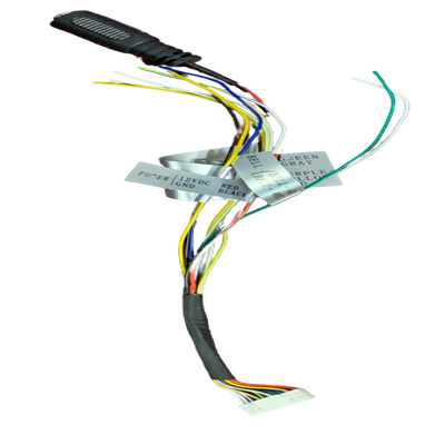 [101520650] Cable siames de dispositivo facial ,cable de alimentacion ,cable de datos de alarma y comunicacion compatible con  DSK1T321MFWX