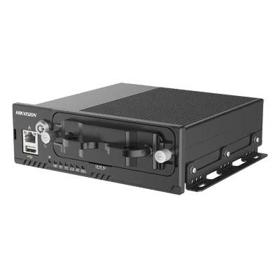 [AE-MD5043] DVR Móvil 1080P (2 Megapixel) / 4 Canales TURBO + 4 Canales IP / GPS integrado / Sensor G / Alarmas I/O / Alimentación 9-36VCC