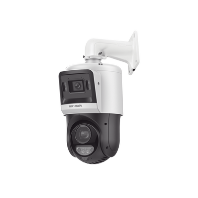 [DS-2SE4C425MWG-E/14(F0)] [TandemVu] PTZ IP 4 Megapixel + Cámara Fija 4 Megapixel / 25X Zoom / 100 mts IR + 30 mts Luz Blanca / IP67 / ACUSENSE / PoE+ / 2 Micrófonos Integrados y Bocina / Alerta Audible y Luz Estroboscopica / Alarmas I/O / DARKFIGHTER / Micro SD