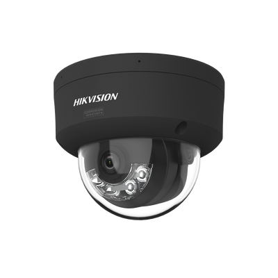 [DS-2CD2167G3-LIS2UY(BLACK)] [Dual Light + ColorVu 3.0 + HikAI] Domo IP 6 Megapixel / Lente 2.8 mm / 30 mts IR + Luz Blanca / 2 Microfonos Integrados / Exterior IP67 / WDR 130 dB / ACUSENSE 3.0 / Metal / NEMA 4X / ACUSEEK