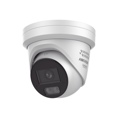 [DS-2CD2347G3-LIS2UY/SL] [Dual Light + ColorVu 3.0 + HikAI] Turret IP 4 Megapixel / Lente 2.8 mm / 30 mts IR + Luz Blanca / 2 Microfonos Integrados / Exterior IP67 / Estrobo Luz Blanca / WDR 130 dB / ACUSENSE 3.0 / Metal / NEMA 4X / ACUSEEK
