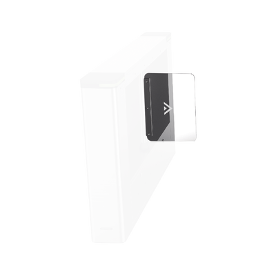 [K3B601DP1100] Aleta de Acrílico para formar  carriles de 110 cms en torniquetes Hikvision Series DS-K3B501 y DS-K3B601 / Uso en accesos amplios para silla de ruedas