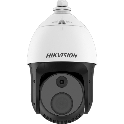 [DS-2TD4228-10/S2] PTZ Térmica Dual / Lente Térmico 256 X 192 (10 mm)  + Lente Óptico 4 MP (32X Zoom) / Detección de Temperatura e Incendios / VCA / Rango -20°C a 150°C / 100 Mts IR / IP66 / Hi-PoE
