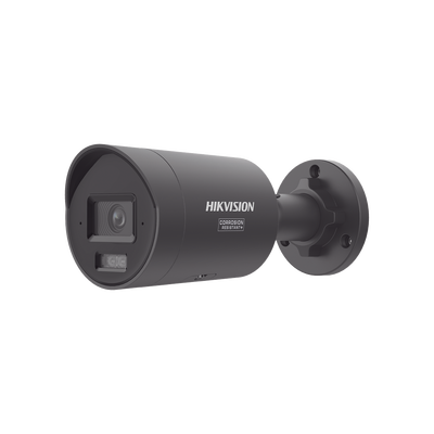 [DS-2CD2047G3-LI2UY(BLACK)] [Dual Light + ColorVu 3.0 + HikAI] Bala IP 4 Megapixel / Lente 2.8 mm / 40 mts IR + Luz Blanca / 2 Microfonos Integrados / Exterior IP67 / WDR 130 dB / ACUSENSE 3.0 / Metal / NEMA 4X / ACUSEEK