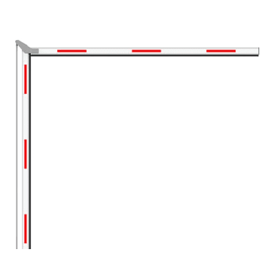 [366000400] Brazo Articulado 5 mts (2.5+2.5) para Barreras Hikvision Serie DSTMG520 / Requiere Enganche Articulado