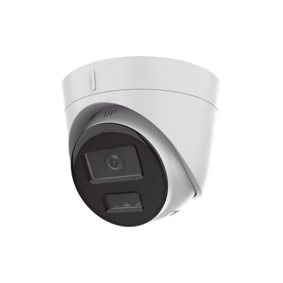 [DS-2CD1343G2-LIUF/NEU] [SIN MARCA O LOGO][Dual Light] Turret IP 4 Megapixel / Lente 2.8 mm / 30 mts IR + 30 mts Luz Blanca / Micrófono Integrado / ACUSENSE Lite / Exterior IP67 / H.265 / PoE / ONVIF / Micro SD