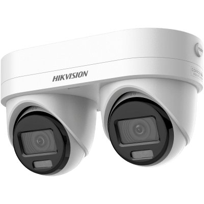 [DS-2CD2343G2D-LIZ2UY/SL] PanoVu Series / Lente Dual de 4 Megapixel / 2 Lentes Fijos de 2.8 mm / Recomendado para Pasillos o Esquinas / IP67 / IK10 / PoE / WDR 120 dB / Dual Light (30 mts IR + 30 Mts Luz Blanca) / Micrófono y Bocina Integrada / Micro SD / ACUSEEK