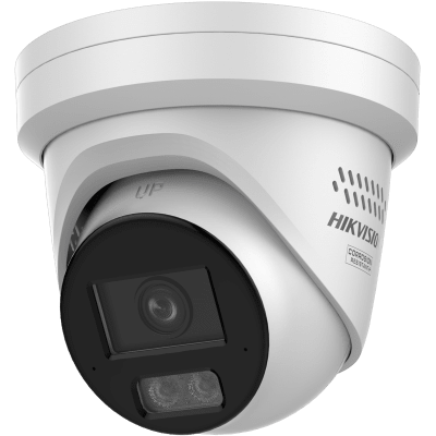 [DS-2CD23123G2-LIY] [Dual Light + 2 Micrófonos Integrados] Turret IP 12 Megapixel / Lente 2.8 mm / 30 mts Luz Blanca + 30 mts IR / ACUSENSE / Exterior IP67 / WDR 120 dB / PoE / ONVIF / Micro SD / Metal / ACUSEEK