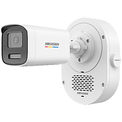 [DS-2CE13DF0T-LXTS] [SOUNDMAX] Cámara Bala TURBOHD 2 Megapixel (1080p) / ColorVu / Audio Bidireccional + Sirena / Luz Blanca 40 m + IR 40 m / IP67 / Luz Dual / Exterior IP67