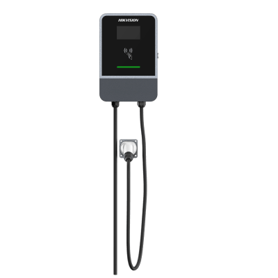 [DS-TMP102-A1(H1)(7KW)(5M)(EU)] Estación de Carga AC para Vehículos Eléctricos / 7 kW / 32 A / IEC62196-Type2 / Cable 5 m (16.4 ft) / IP55-IK10 / Wi-Fi-Bluetooth / LCD 4.3'' / Múltiples Protecciones
