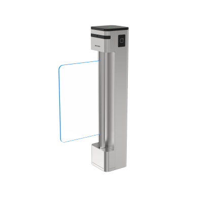 [DS-K6BC402X-RS/M-DP90] Puerta de Cortesía con Lectores MiFare y Panel Incluidos / Aleta de Acrílico 90 cms INCLUIDA / Motor Brushless / Sensores dToF / Apertura en Caso de Emergencia / 500,000 Tarjetas / Acero Inoxidable SUS304