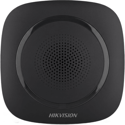 [DS-PS1-I-WB(B)/BLACK] (AX PRO) Sirena Inalámbrica Interior / Color Negro / 110 dB / Estrobo Color Azul 