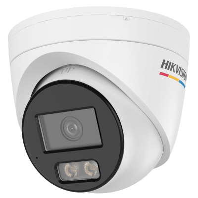 [DS-2CD1347G3H-LIUF] [Dual Light + ColorVu] Turret IP 4 Megapixel / Lente 2.8 mm / 30 mts IR + 30 mts Luz Blanca / Micrófono Integrado / ACUSENSE Lite / Exterior IP67 / WDR 120 dB / PoE / Micro SD 