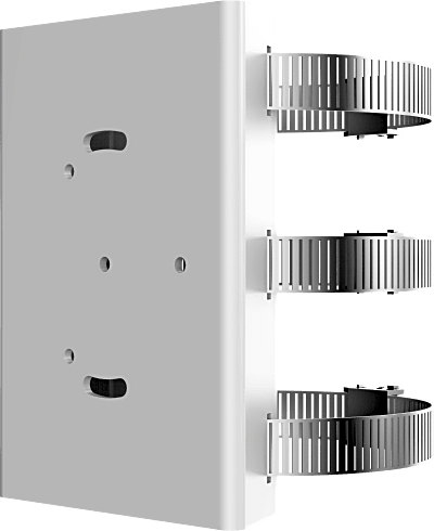 [DS1278ZJHWB/HG/316/60300] Soporte de Poste/Acero Anticorrosivo/Compatible con Cámaras iDS-TCM403