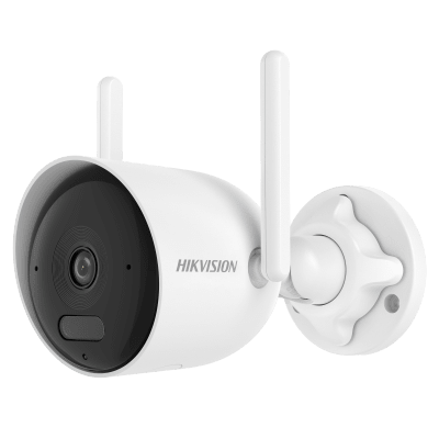 [DS-2CFW02] Bala IP 2 Megapixel / Lente 2.8 mm / Dual Light (30 mts IR + 30 mts Luz Blanca) / Wi-Fi 6 / ACUSENSE / Audio Bidireccional (Micrófono y Bocina) / IP66 / dWDR 