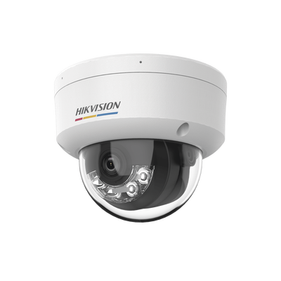 [DS-2CD1167G3-LIUF] [ColorVu 3.0 + MD 3.0] Domo IP 6 Megapixel / Lente 2.8 mm / 30 mts IR + 30 mts Luz Blanca / Micrófono Integrado / Motion Detection 3.0 / Exterior IP67 / IK08 / dWDR / PoE / Micro SD