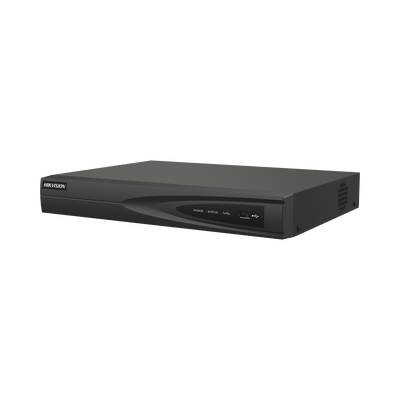 [DS-7608NI-Q1/8P(D)] NVR 8 Megapixel (4K) (Compatible con Cámaras ACUSENSE) / 8 canales IP / 8 Puertos PoE+ / 1 Bahía de Disco Duro / Salida de Vídeo en 4K / 300 Metros PoE Modo Extendido