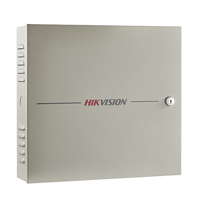 [DS-K2604T] Controlador de Acceso / 4 Puerta / 8 Lectores Huella y Tarjeta / Integración con Video / 100,000 Tarjetas / Incluye Gabinete y Fuente de Alimentación 12Vcc/8A / Soporta batería de respaldo