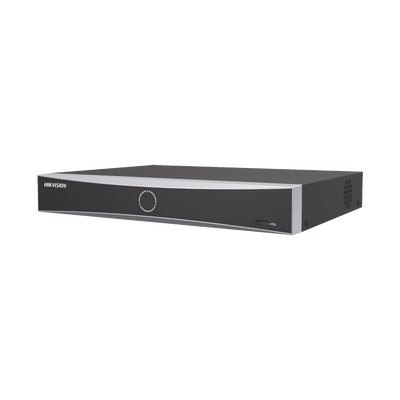 [DS-7608NXI-K1/8P] NVR 12 Megapíxel (4K) / 8 canales IP / 8 Puertos PoE+ / Reconocimiento Facial / AcuSense (Evita Falsas Alarmas) / 1 Bahías de Disco Duro / HDMI en 4K