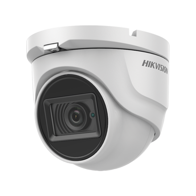 [DS-2CE76U0T-ITMF] Eyeball TURBOHD 4K (8 Megapixel) / Gran Angular 102.9° / Lente 2.8 mm / Exterior IP67/ IR EXIR 30 mts / dWDR / TVI-AHD-CVI-CVBS / Metal