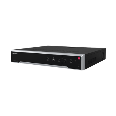 [DS-7716NI-K4/16P(D)] NVR 12 Megapixel (4K) / 16 canales IP / 16 Puertos PoE / Soporta Cámaras con AcuSense / 4 Bahías de Disco Duro / Switch PoE / HDMI en 4K