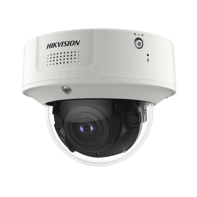[IDS-2CD7146G0/C-IZS] Domo IP 4 Megapixel / Lente Mot. 2.8 - 12 mm / 40 mts IR EXIR / IP67 / IK10 / H.265+ / Conteo de Personas por Detección de Rostro (Base de Datos) / WDR 140 dB / DeepinView / 2 Micrófonos Integrados