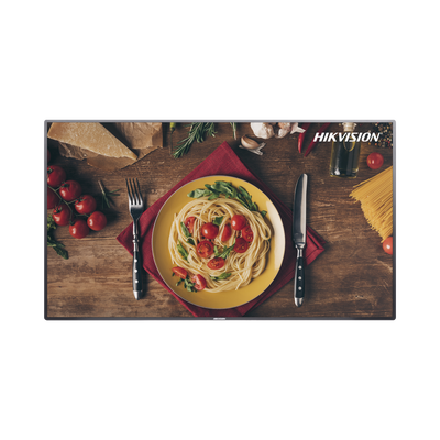[DS-D6055UN-B(IN)] Pantalla LED de 55" para Publicidad Digital / Programación de Horarios / Contenido Personalizado / Sistema Operativo Android / 2 Entradas USB / WiFi