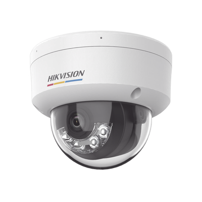 [DS-2CD1147G2H-LIUF] [Dual Light + ColorVu] Domo IP 4 Megapixel / Lente 2.8 mm / 30 mts IR + 30 mts Luz Blanca / Micrófono Integrado / ACUSENSE Lite / Exterior IP67 / IK08 / WDR 120 dB / PoE / Micro SD 