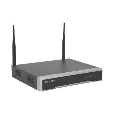 [DS-7108NI-K1/W/M(C)] NVR 4 Megapixel / 8 canales IP / 1 Bahía de Disco Duro / 2 Antenas Wi-Fi / Salida de Vídeo Full HD