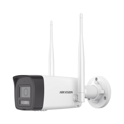 [DS-2CV1043G2-LIDWF(B)] Bala IP 4 Megapixel / Lente 2.8 mm / Dual Light (30 mts IR + 30 mts Luz Blanca) / Wi-Fi / ACUSENSE /  Audio Bidireccional (Micrófono y Bocina) / IP66 / dWDR / Micro SD