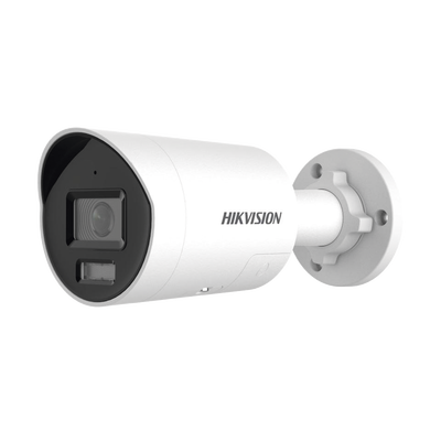[DS-2CD2087G2H-LIU/SL] [Dual Light + ColorVu] Bala IP 8 Megapixel (4K) / Lente 2.8 mm / 40 mts IR + 40 mts Luz Blanca / Exterior IP67 / Luz Intermitente y Alerta de Audio / Micrófono Integrado / ACUSENSE / Metal / ACUSEARCH