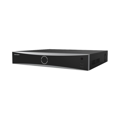[DS-7732NXI-K4(D)] [Acusearch] NVR 12 Megapixel (4K) / 32 canales IP / AcuSense (Evita Falsas Alarmas) / Reconocimiento Facial / 4 Bahías de Disco Duro /  HDMI en 4K / Alarmas I/O