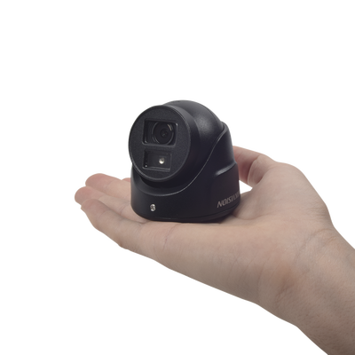 [DS-2CE70D0T-ITMF] Ultra Mini Turret TURBO 2 Megapixeles (1080p) / Gran Angular / Lente 2.8 mm / 20 mts IR EXIR / Exterior IP67 / 4 Tecnologías (TVI / AHD / CVBS) / dWDR / Color Negro