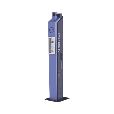 [DS-PEA3M-21] Estación de Pánico con Videollamada (Cámara de 2 Megapixel) / Sirena Integrada (Azul y Rojo) / Alarma Integrada / Protección IP65