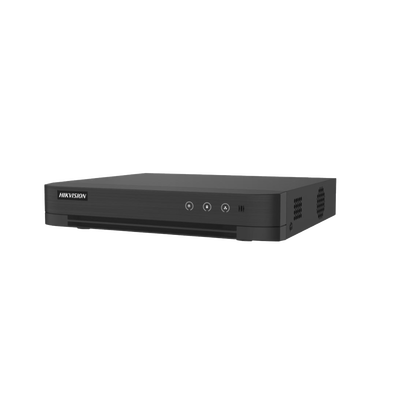 [DS-7204HGHI-M1/T] [Audio Bidireccional] DVR 4 Canales TurboHD + 1 Canal IP / 2 Megapixel (1080p) Lite / Acusense Lite (Evita Falsas Alarmas) / Audio por Coaxitron / 1 Bahia de Disco Duro / H.265+ / Salida de Vídeo Full HD