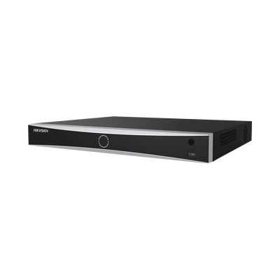 [DS-7608NXI-I2/8P/S(C)] (ACUSENSE / Evita Falsas Alarmas) NVR 12 Megapixel (4K) / Reconocimiento Facial / 8 Canales IP / Base de Datos / 8 Puertos PoE+ / 2 Bahías de Disco Duro / Switch PoE 300 mts Modo Extendido 
