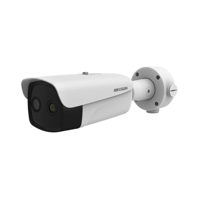 [DS-2TD2637-25/QY] Bala IP Térmica  384 X 288 / Lente 25 mm / Termométrica / Detección de Temperatura / Detección de Fuego / Exterior IP66 / MicroSD