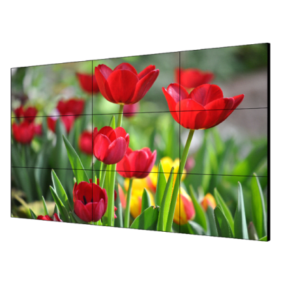 [DS-D2055UL-0A] Pantalla LCD 55" para Videowall / Entrada HDMI - VGA - DVI - DP / Monitor Robusto / Bisel Delgado (3.5 mm) / Daisy Chain (Conexion en Cadena sin Software)