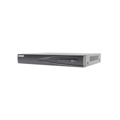 [DS-7604NI-K1/4P(C)] NVR 8 Megapixel (4K) / 4 canales IP / Soporta Cámaras con AcuSense / 1 Bahía de Disco Duro / 4 Puertos PoE+ / Salida de vídeo 4K / Videoanaliticos
