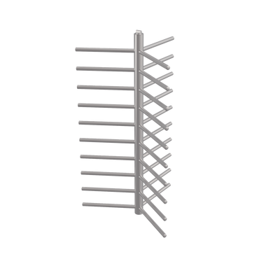 [H44X0-POLE/DM60] Eje Central de Refacción para Torniquetes Hikvision SENCILLOS de Cuerpo Completo / Solo compatible con DS-K3H4410 / Acero Inoxidable