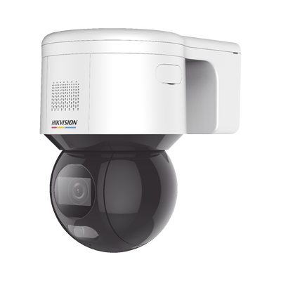 [DS-2DE3A400BW-DE(F1)] Domo PT IP 4 Megapixel / Imagen a Color 24/7 / Lente 4 mm / Luz Blanca 30 mts / Exterior IP66 / ACUSENSE (Evita Falsas Alarmas) / PoE+ / Micrófono y Bocina Integrada / WDR 120 dB / MicroSD
