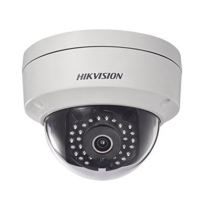 [DS-2CD2122FWD-IS] Domo IP 2 Megapixel / 30 mts IR Inteligente / H.264+ / WDR 120dB / MicroSD / IP67 / IK10 / Entrada-Salida audio y alarma / PoE