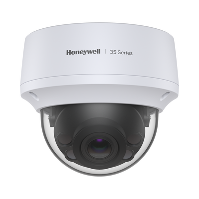 [HC35W48R2] Domo IP 8 Megapíxel / Lente Mot. 2.7 a 13.5 mm / 50 mts IR /  Ultra Baja Iluminación / NDAA / ONVIF / IP67 / IK10 /  IA (Filtro de Humanos y Vehiculos) / Merodeo / Conteo de Personas / PoE / Audio y Alarmas I/O / Serie 35 / Honeywell Securit