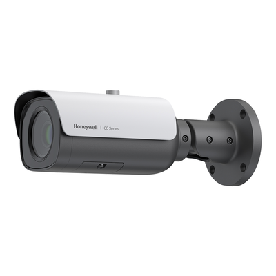 [HC60WB4R2L] Bala IP 4 MP / Lente Mot.  2.7-13.5mm / H.265 / IR 60 m / IP67 / IK10 / Detección Movimiento y Sabotaje (Tampering)/ Alarmas y Audio I/O / PoE / ONVIF / NDAA / Serie 60 / Honeywell Security